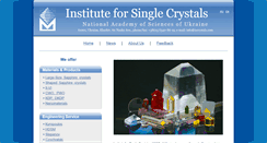 Desktop Screenshot of iscrystals.com